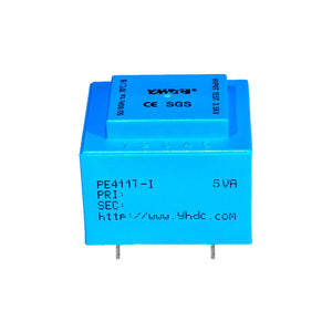 PE series PCB safety isolation transformer PE4117-I 110V/220V/230V/380V  5VA - PowerUC