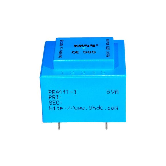 PE series PCB safety isolation transformer PE4117-I 110V/220V/230V/380V  5VA - PowerUC