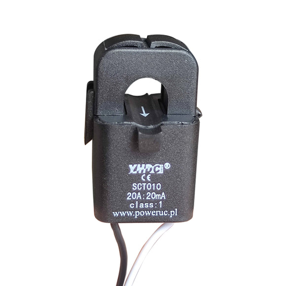 Split Core Current Transformer SCT010 rated input 10A 20A 30A 50A 60A 80A rated output 20mA 10mA 50mA 16.6mA 80mA 40mA 26.6mA 0.333V 1V - PowerUC