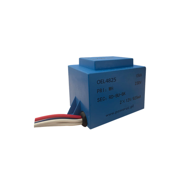 Waterproof transformer OEL4825 Power 15VA  Primary voltage 110V/220V/230V/380V Secondary output  voltage 6V/7.5V/9V/12V/15V/18V/24V   6V×2/7.5V×2/9V×2/12V×2/15V×2/18V×2/24V×2