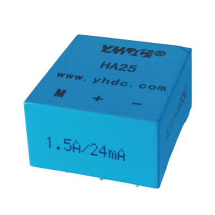 Closed loop current sensor HA25 Rated input ±0.25A ±0.5A ±1A Closed loop current sensor HA25 Rated input ±0.25A ±0.5A ±1A