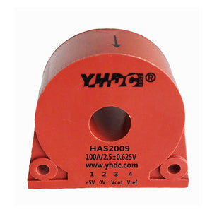 Hall closed loop current sensor HA2009 Rated input ±20A ±50A ±100A Rated output ±25mA ±33.3mA ±50mA - PowerUC