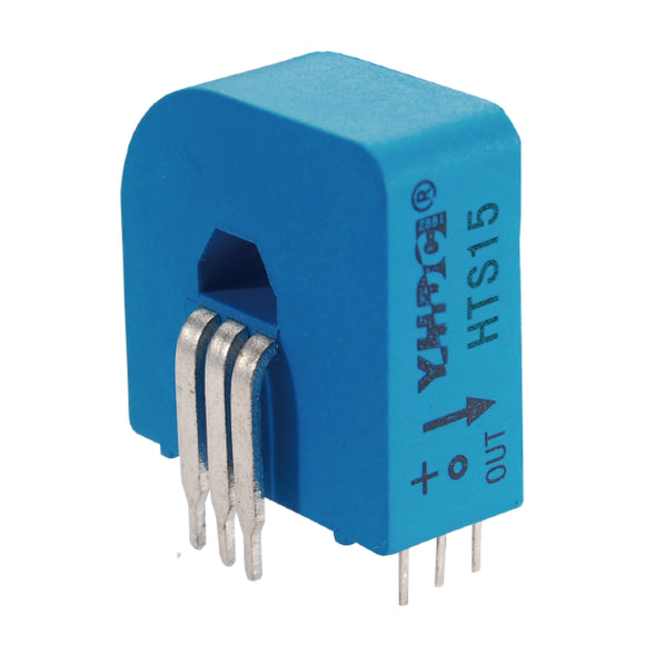 Hall closed loop variable range current sensor HTS15 Rated input ±15A Rated output  2.5V±0.625V - PowerUC