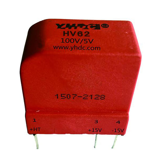 Hall voltage sensor HV62 Rated input ±50V ±100V ±200V Rated output ±5V - PowerUC