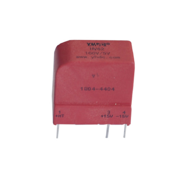 Hall voltage sensor HVS62 Rated input ±50V ±100V ±200V Rated output 2.5V±0.625V - PowerUC