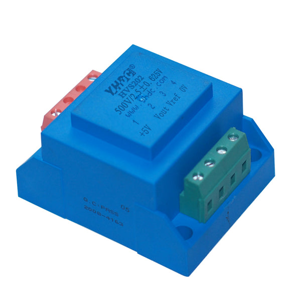 Voltage sensor HVS202 Rated input ±500V ±700V ±800V ±900V ±1000V Rated output 2.5V±0.625V