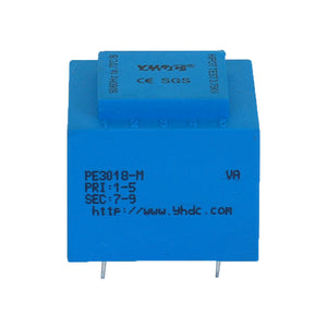 PE series PCB safety isolation transformer PE3018-M     110V/220V/230V/380    2.3VA