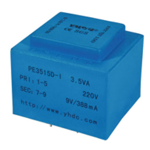 PE series PCB safety isolation transformer PE3515-I 110V/220V/230V 3.5VA - PowerUC