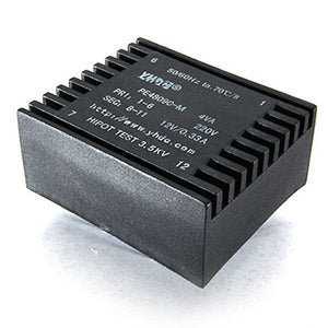 PE series PCB safety isolation transformer PE4809C-M 110V/220V/230V 3VA - PowerUC
