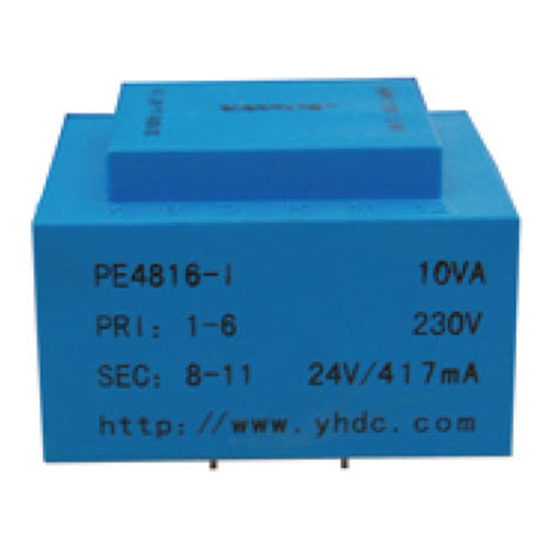 PE series PCB safety isolation transformer PE4816-I 110V / 220V / 230V 10VA - PowerUC