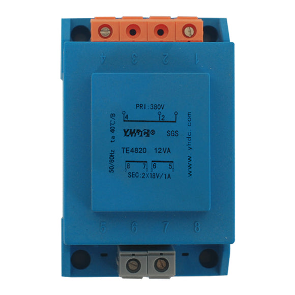 TE series isolation transformer TE4820 110V/220V/230V/380V  12VA
